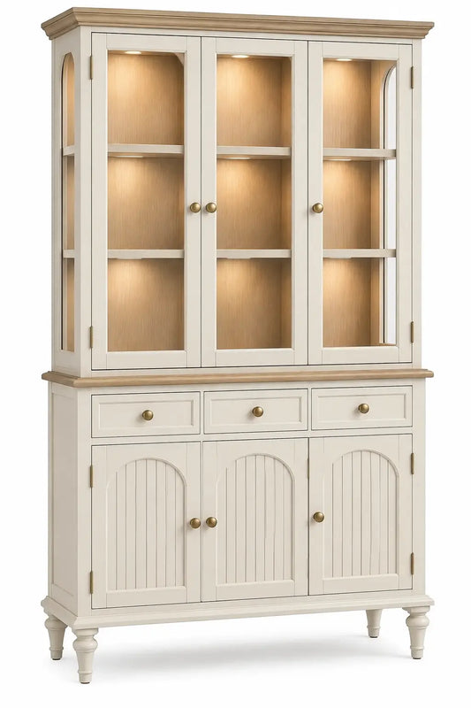 Vitrina de almacenamiento, blanco
